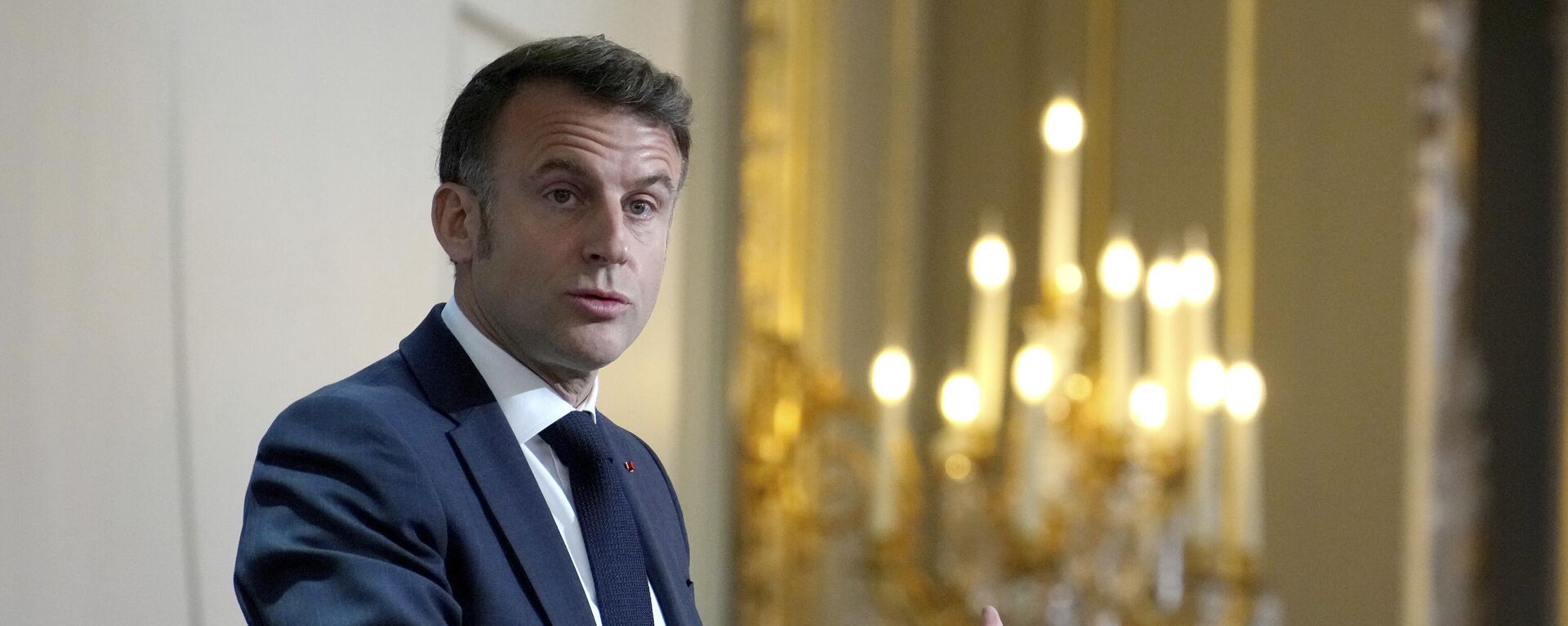 Tổng thống Pháp Emmanuel Macron - Sputnik Việt Nam, 1920, 21.03.2025