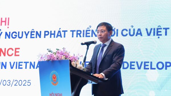 Bộ trưởng Bộ Tài chính Nguyễn Văn Thắng phát biểu tại Hội nghị - Sputnik Việt Nam