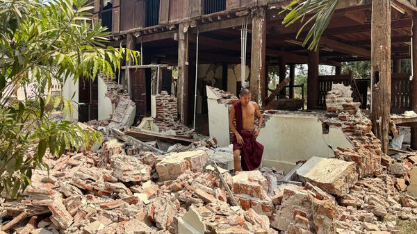 Hậu quả động đất ở Myanmar - Sputnik Việt Nam