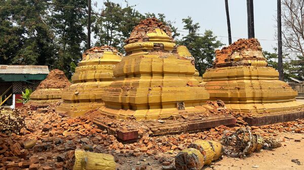 Hậu quả động đất ở Myanmar - Sputnik Việt Nam