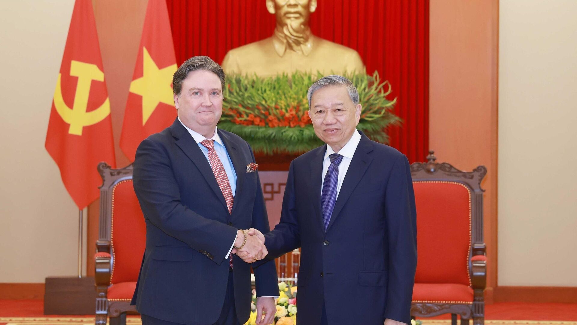Tổng Bí thư Tô Lâm tiếp Đại sứ Hoa Kỳ Tổng Bí thư Tô Lâm tiếp Đại sứ Hoa Kỳ - Sputnik Việt Nam, 1920, 31.03.2025