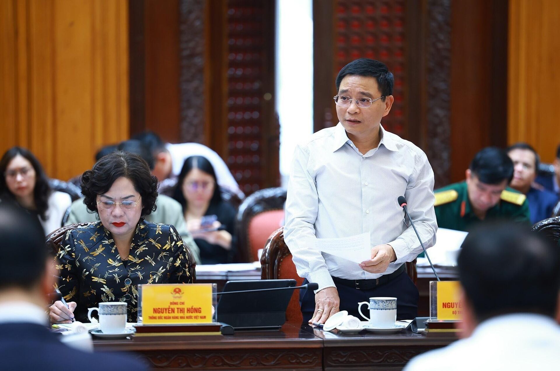 Bộ trưởng Bộ Tài chính Nguyễn Văn Thắng phát biểu. - Sputnik Việt Nam, 1920, 03.04.2025