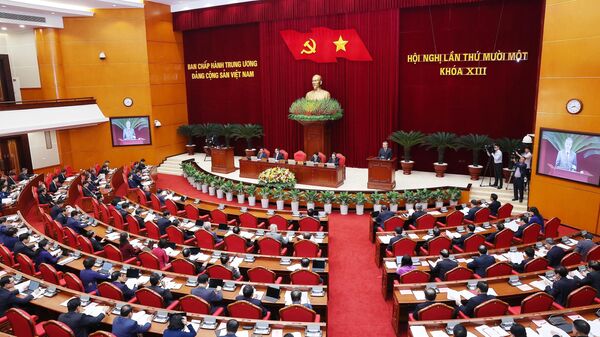 Khai mạc Hội nghị lần thứ 11 Ban Chấp hành Trung ương Đảng khóa XIII - Sputnik Việt Nam