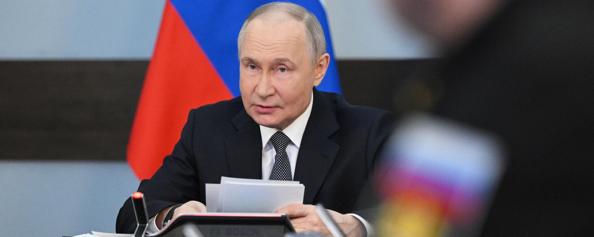Tổng thống Vladimir Putin đã tổ chức một cuộc họp về sự phát triển của Hải quân - Sputnik Việt Nam, 1920, 28.04.2025
