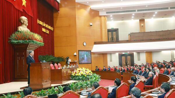 Bế mạc Hội nghị lần thứ 11 Ban Chấp hành Trung ương Đảng khóa XIII  - Sputnik Việt Nam