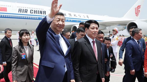 Tổng Bí thư, Chủ tịch nước Trung Quốc Tập Cận Bình bắt đầu chuyến thăm cấp Nhà nước tới Việt Nam - Sputnik Việt Nam