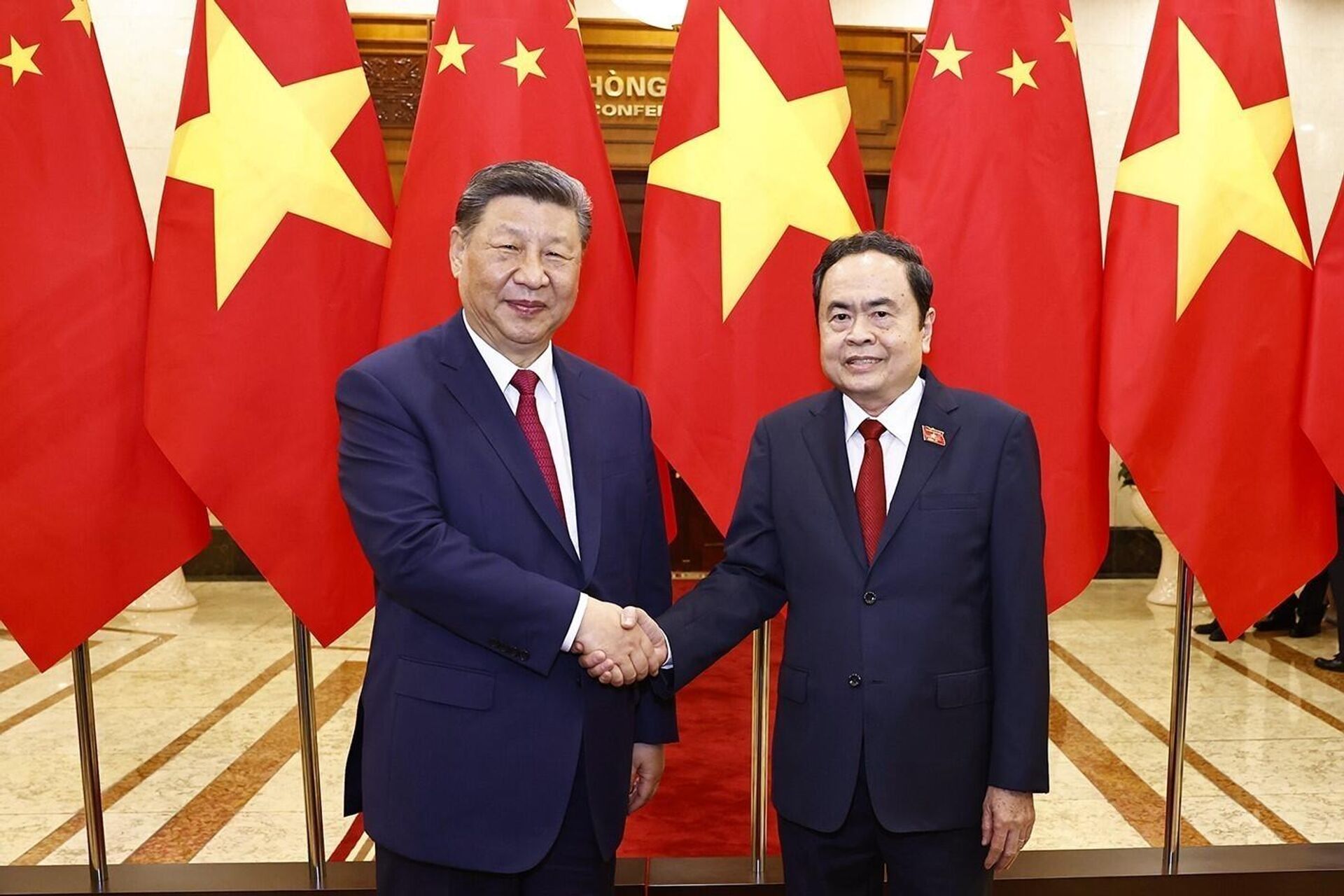 Chủ tịch Quốc hội Trần Thanh Mẫn hội kiến Tổng Bí thư, Chủ tịch nước Trung Quốc Tập Cận Bình  - Sputnik Việt Nam, 1920, 14.04.2025