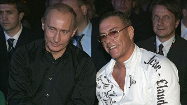 Russian President Vladimir Putin at a Mixed Fighting Championship  - Sputnik Việt Nam