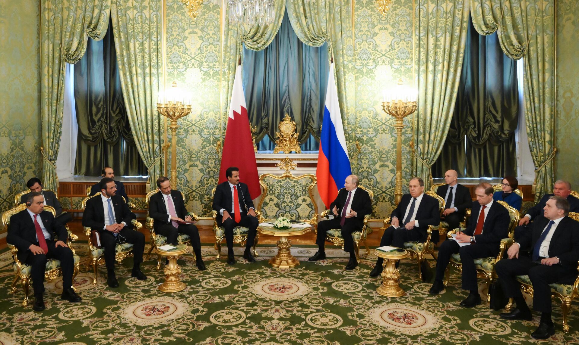 Cuộc hội đàm giữa Tổng thống Putin và Quốc vương Qatar bắt đầu tại Điện Kremlin Cuộc hội đàm giữa Tổng thống Putin và Quốc vương Qatar bắt đầu tại Điện Kremlin - Sputnik Việt Nam, 1920, 17.04.2025