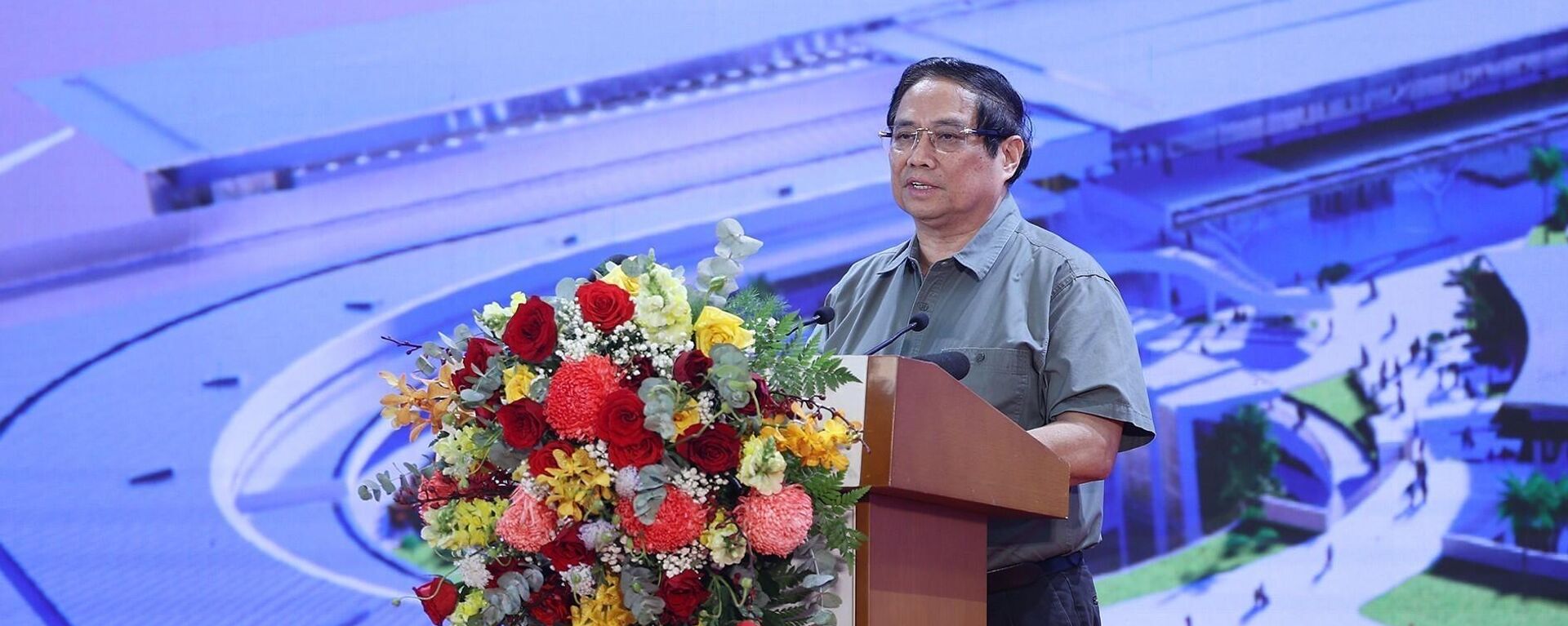Thủ tướng dự lễ khởi công, khánh thành dự án trọng điểm Quốc gia và các công trình lớn - Sputnik Việt Nam, 1920, 19.04.2025