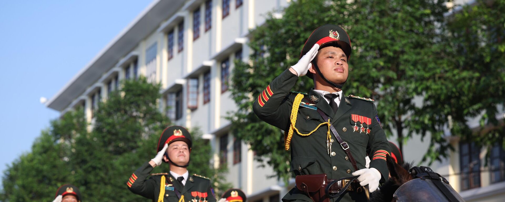 50 năm thống nhất đất nước: Hợp luyện các lực lượng tham gia diễu binh, diễu hành kỷ niệm 50 năm Ngày Giải phóng miền Nam - Sputnik Việt Nam, 1920, 25.04.2025