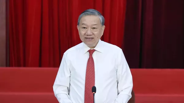 Tổng Bí thư Tô Lâm gặp mặt cán bộ lão thành cách mạng, người có công, gia đình chính sách tiêu biểu  - Sputnik Việt Nam