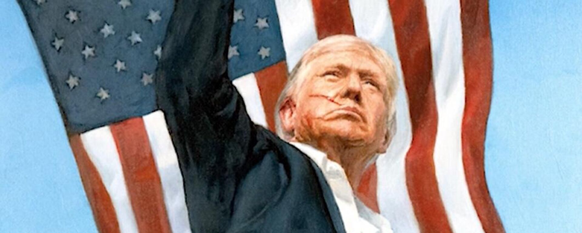 Kênh truyền hình Mỹ CNN đã công bố bức chân dung Tổng thống Mỹ Donald Trump do họa sĩ Nikas Safronov vẽ - Sputnik Việt Nam, 1920, 25.05.2025