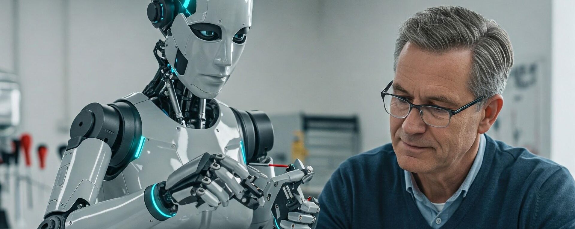 AI và một người làm việc với nhau - Sputnik Việt Nam, 1920, 09.05.2025