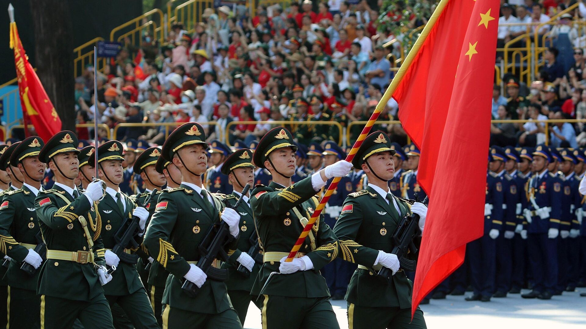 Lực lượng quân đội các nước tham gia Tổng duyệt Lễ diễu binh, diễu hành Kỷ niệm 50 năm Giải phóng miền Nam Lực lượng quân đội các nước tham gia Tổng duyệt Lễ diễu binh, diễu hành Kỷ niệm 50 năm Giải phóng miền Nam - Sputnik Việt Nam, 1920, 27.04.2025