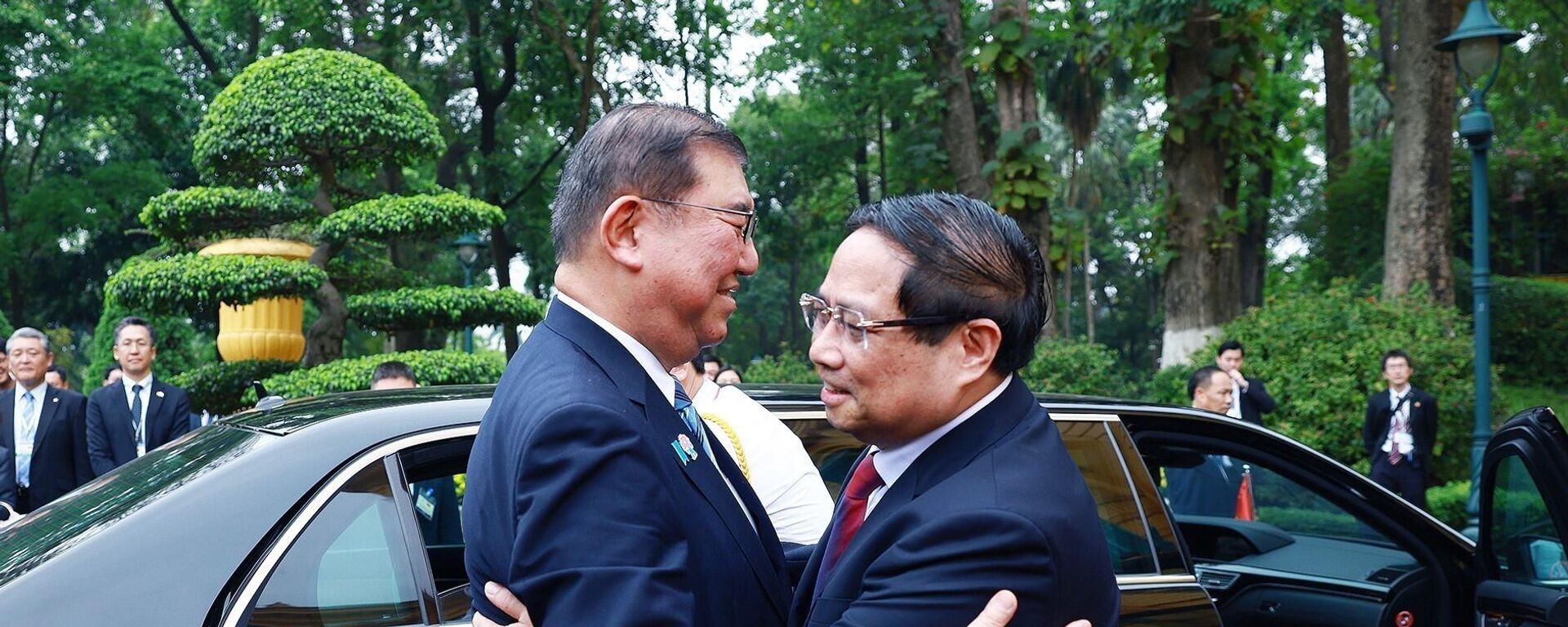 Thủ tướng Phạm Minh Chính chủ trì Lễ đón Thủ tướng Nhật Bản thăm chính thức Việt Nam - Sputnik Việt Nam, 1920, 28.04.2025