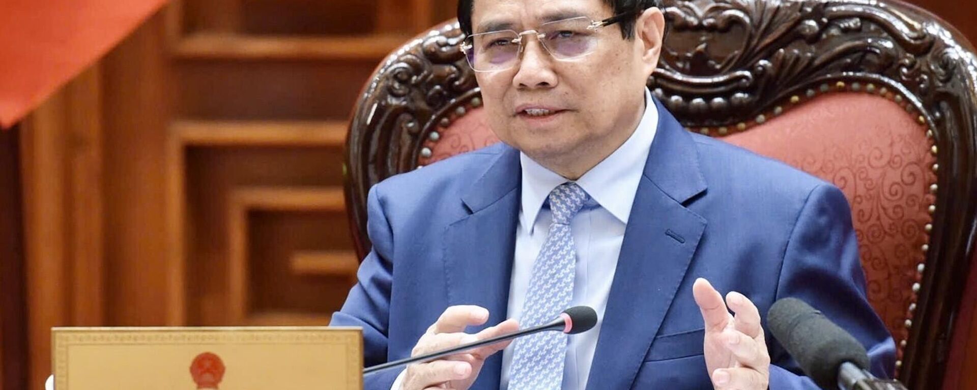 Thường trực Chính phủ họp về chuẩn bị đàm phán thương mại với Hoa Kỳ - Sputnik Việt Nam, 1920, 29.04.2025