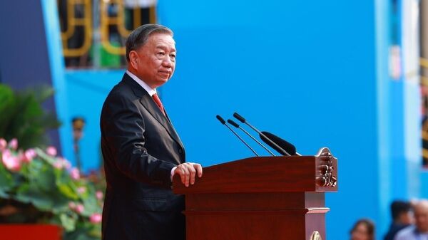 Tổng Bí thư Tô Lâm đọc diễn văn kỷ niệm - Sputnik Việt Nam