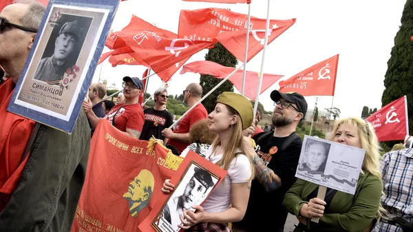 Những người tham gia chiến dịch Trung đoàn bất tử ở Rome - Sputnik Việt Nam
