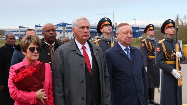 Chủ tịch Cuba Miguel Diaz-Canel đến Nga - Sputnik Việt Nam