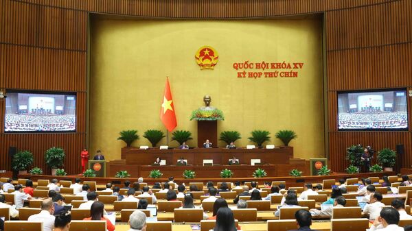 Quốc hội nghe trình bày các tờ trình, báo cáo về một số dự án Luật (Ngày 5/5) - Sputnik Việt Nam