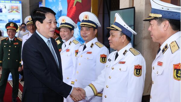 Chủ tịch nước dự Lễ kỷ niệm 70 năm Ngày thành lập Hải quân nhân dân Việt Nam - Sputnik Việt Nam