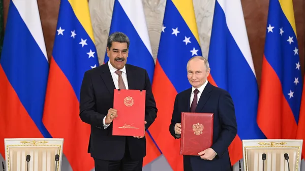 Cuộc gặp giữa Tổng thống Nga V. Putin và Tổng thống Venezuela N. Maduro - Sputnik Việt Nam