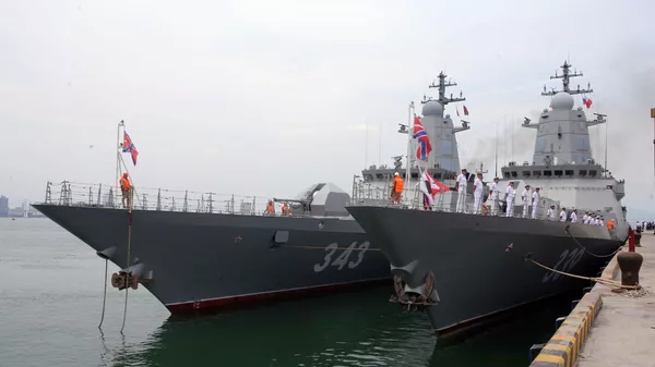 Đội tàu Hải quân Nga thăm xã giao thành phố Đà Nẵng - Sputnik Việt Nam