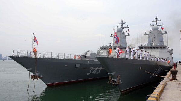 Đội tàu Hải quân Nga thăm xã giao thành phố Đà Nẵng - Sputnik Việt Nam