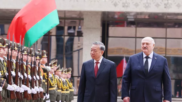 Lễ đón Tổng Bí thư Tô Lâm thăm cấp Nhà nước tới Cộng hòa Belarus - Sputnik Việt Nam