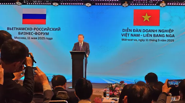 TBT Tô Lâm phát biểu tại Diễn đàn doanh nghiệp Việt - Nga - Sputnik Việt Nam