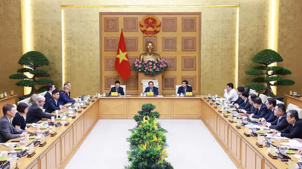 Thủ tướng Phạm Minh Chính gặp mặt đại diện doanh nghiệp Hoa Kỳ - Sputnik Việt Nam