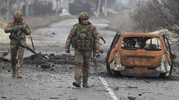 Деревня Русская Конопелька в Суджанском районе Курской области, освобожденная российскими Вооруженными силами от подразделений ВСУ, Россия - Sputnik Việt Nam