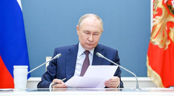 Tổng thống Vladimir Putin đã gặp gỡ các thành viên của tổ chức công cộng toàn Nga Delovaya Rossiya - Sputnik Việt Nam