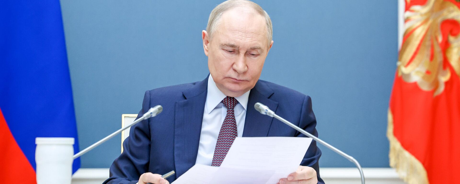 Tổng thống Vladimir Putin đã gặp gỡ các thành viên của tổ chức công cộng toàn Nga Delovaya Rossiya - Sputnik Việt Nam, 1920, 13.05.2025