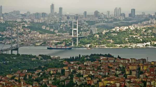 Một cây cầu bắc qua eo biển Bosphorus nối liền phần châu Á và châu Âu của Istanbul - Sputnik Việt Nam