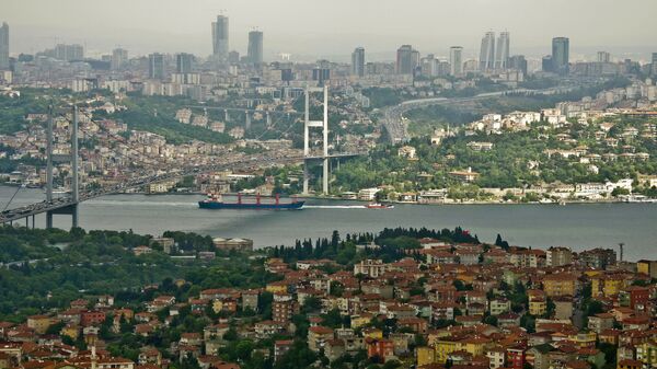 Một cây cầu bắc qua eo biển Bosphorus nối liền phần châu Á và châu Âu của Istanbul - Sputnik Việt Nam