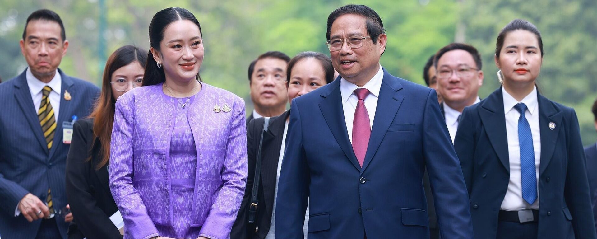 Thủ tướng Phạm Minh Chính chủ trì Lễ đón Thủ tướng Thái Lan thăm chính thức Việt Nam - Sputnik Việt Nam, 1920, 16.05.2025