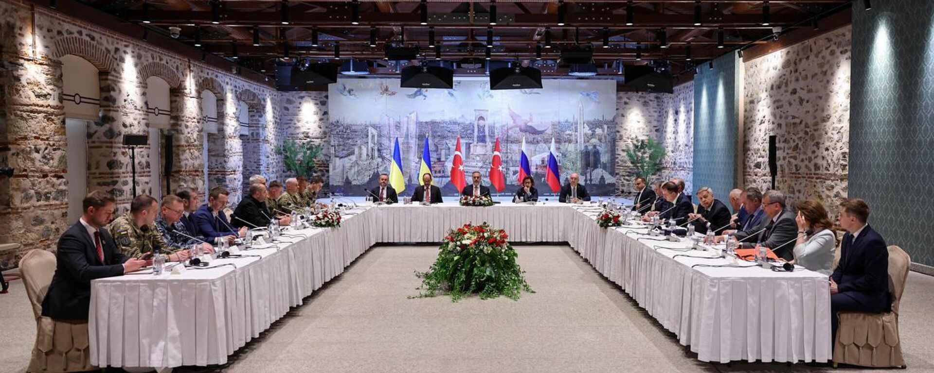 Tại Istanbul bắt đầu các cuộc đàm phán hòa bình giữa Nga và Ukraina - Sputnik Việt Nam, 1920, 16.05.2025