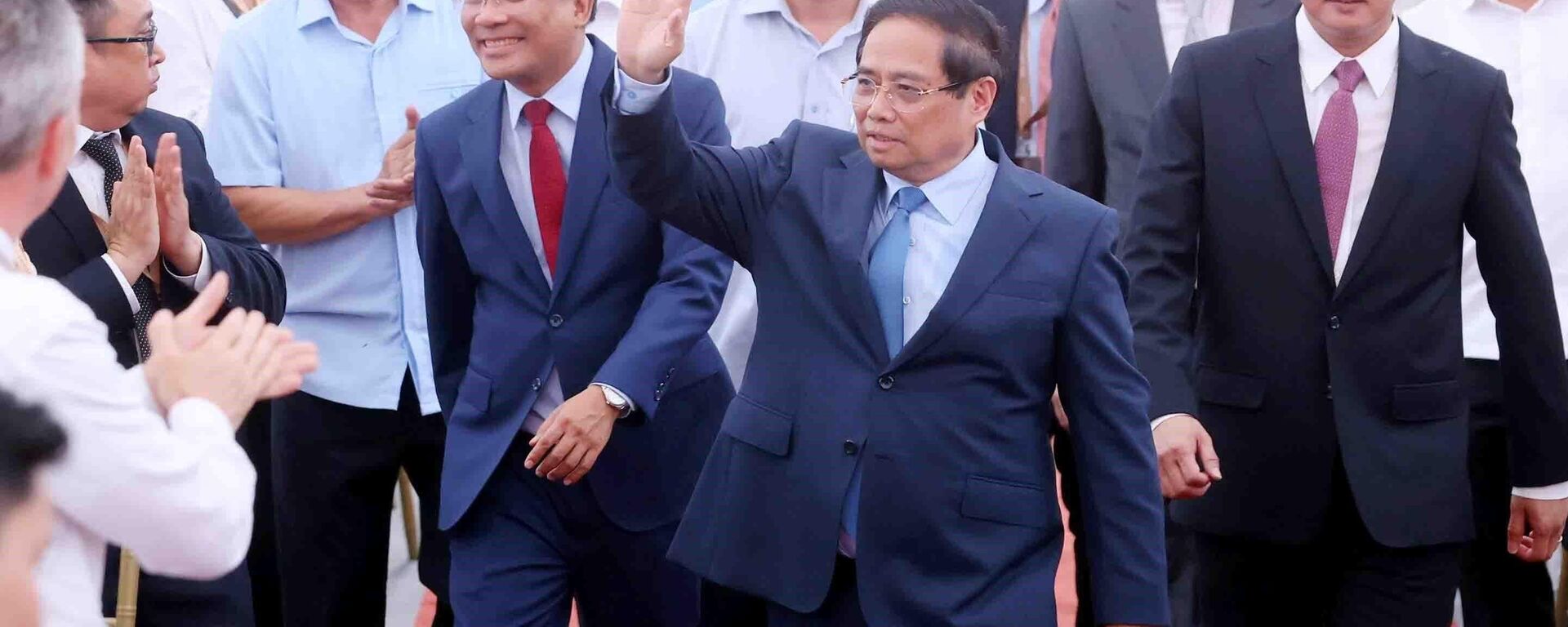 Thủ tướng Chính phủ dự Lễ khởi công Dự án khu phức hợp đô thị, du lịch sinh thái, sân golf tại tỉnh Hưng Yên - Sputnik Việt Nam, 1920, 21.05.2025