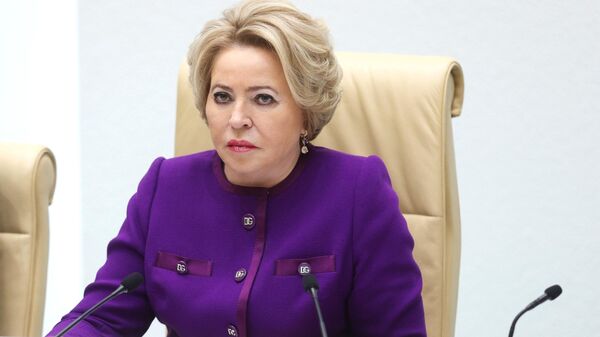 Chủ tịch Hội đồng Liên bang Liên bang Nga Valentina Matvienko - Sputnik Việt Nam