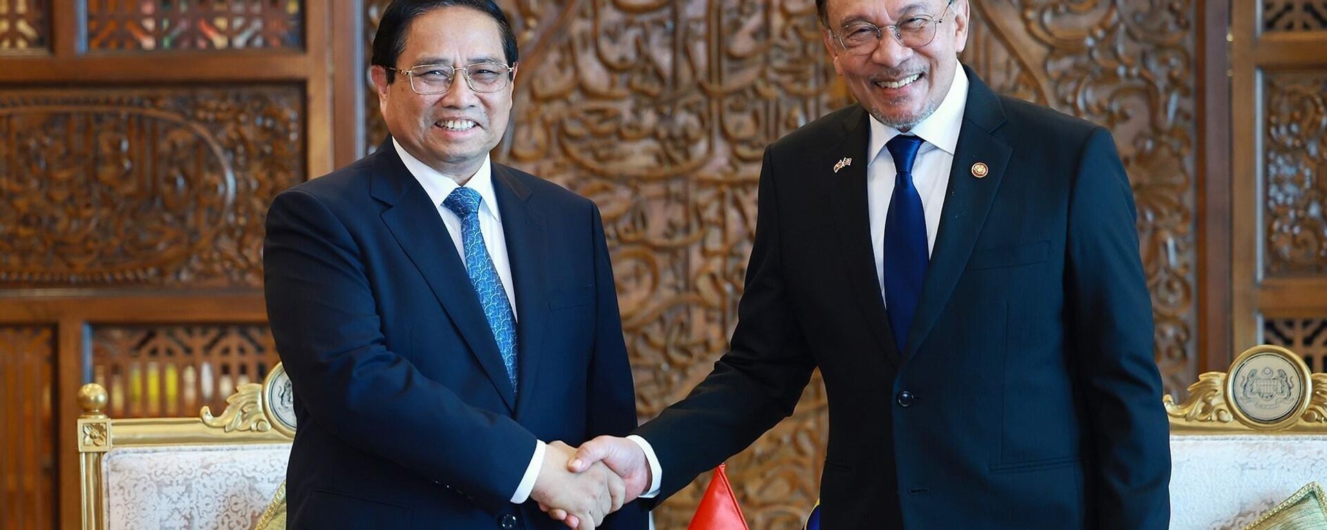Thủ tướng Phạm Minh Chính hội đàm với Thủ tướng Malaysia Anwar Ibrahim - Sputnik Việt Nam, 1920, 25.05.2025