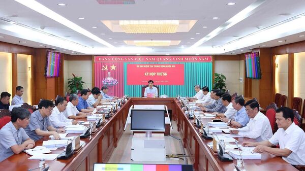 Kỳ họp thứ 56 Uỷ ban Kiểm tra Trung ương - Sputnik Việt Nam