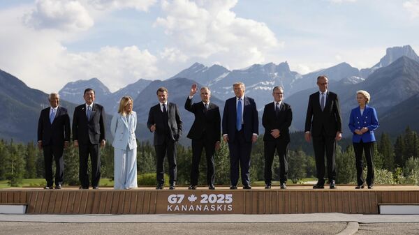 Các nhà lãnh đạo các nước tại hội nghị thượng đỉnh G7 ở Canada - Sputnik Việt Nam
