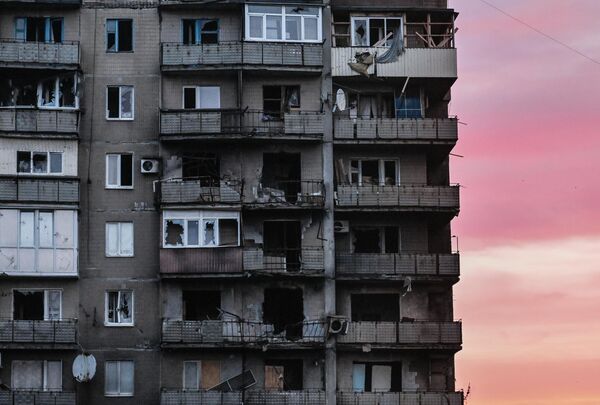 Thành phố Selidovo, DNR (thuộc hướng Krasnoarmeysk, chiến dịch quân sự đặc biệt) - Sputnik Việt Nam