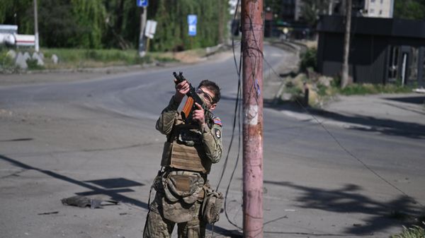Thành phố Selidovo, DNR (thuộc hướng Krasnoarmeysk, chiến dịch quân sự đặc biệt) - Sputnik Việt Nam