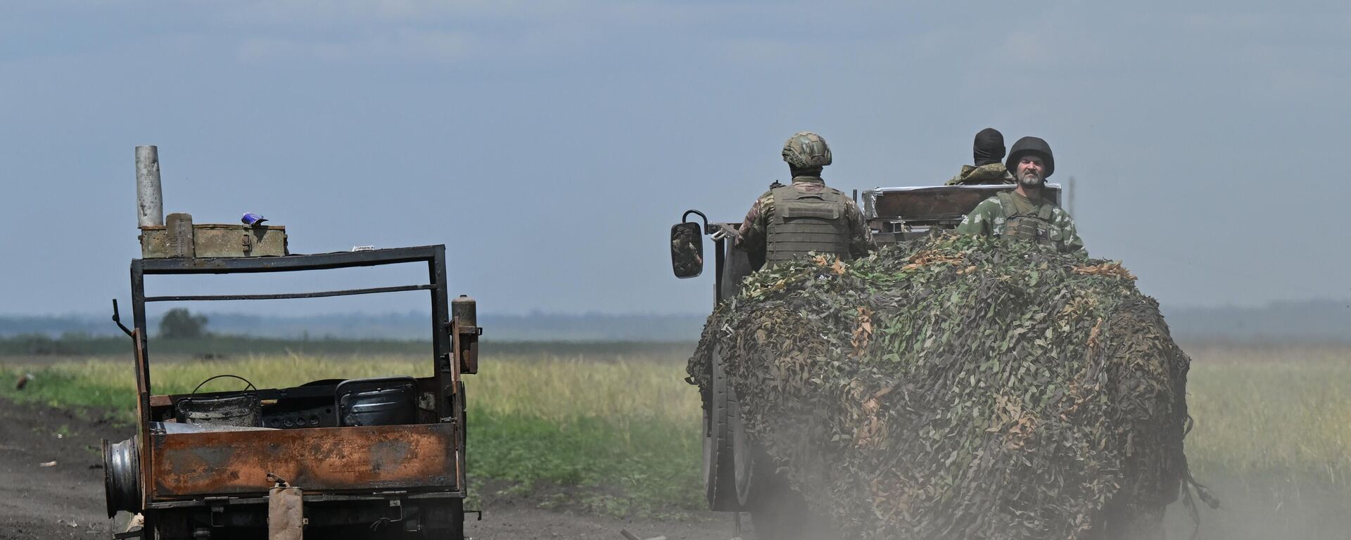 Con đường trên hướng Krasnoarmeysk của chiến dịch quân sự đặc biệt - Sputnik Việt Nam, 1920, 01.07.2025