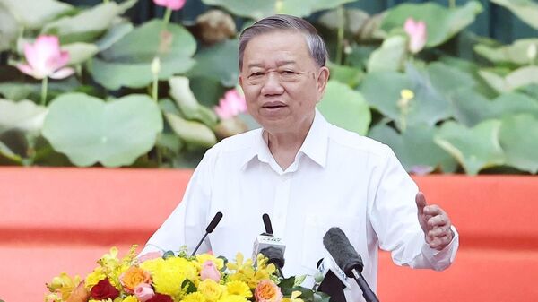 Tổng Bí thư làm việc với Ban Thường vụ Thành uỷ TP. Hồ Chí Minh, Tỉnh uỷ Bà Rịa - Vũng Tàu, Tỉnh ủy Bình Dương - Sputnik Việt Nam