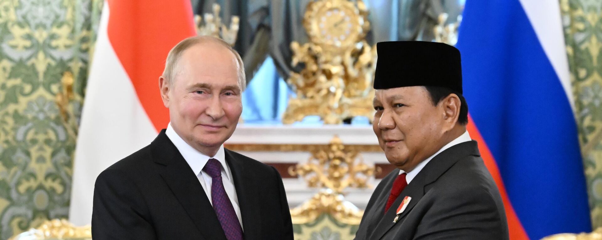 Cuộc gặp của Tổng thống Vladimir Putin với Tổng thống đắc cử của Indonesia P. Subianto - Sputnik Việt Nam, 1920, 19.06.2025
