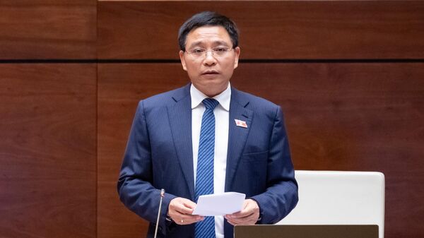 Bộ trưởng Tài chính Nguyễn Văn Thắng phát biểu giải trình - Sputnik Việt Nam